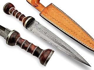 Poshland REG-M-22 Custom Handmade Damascus Steel- 15.1" Inches Hunting Knife. (RAM-22) - Poshland