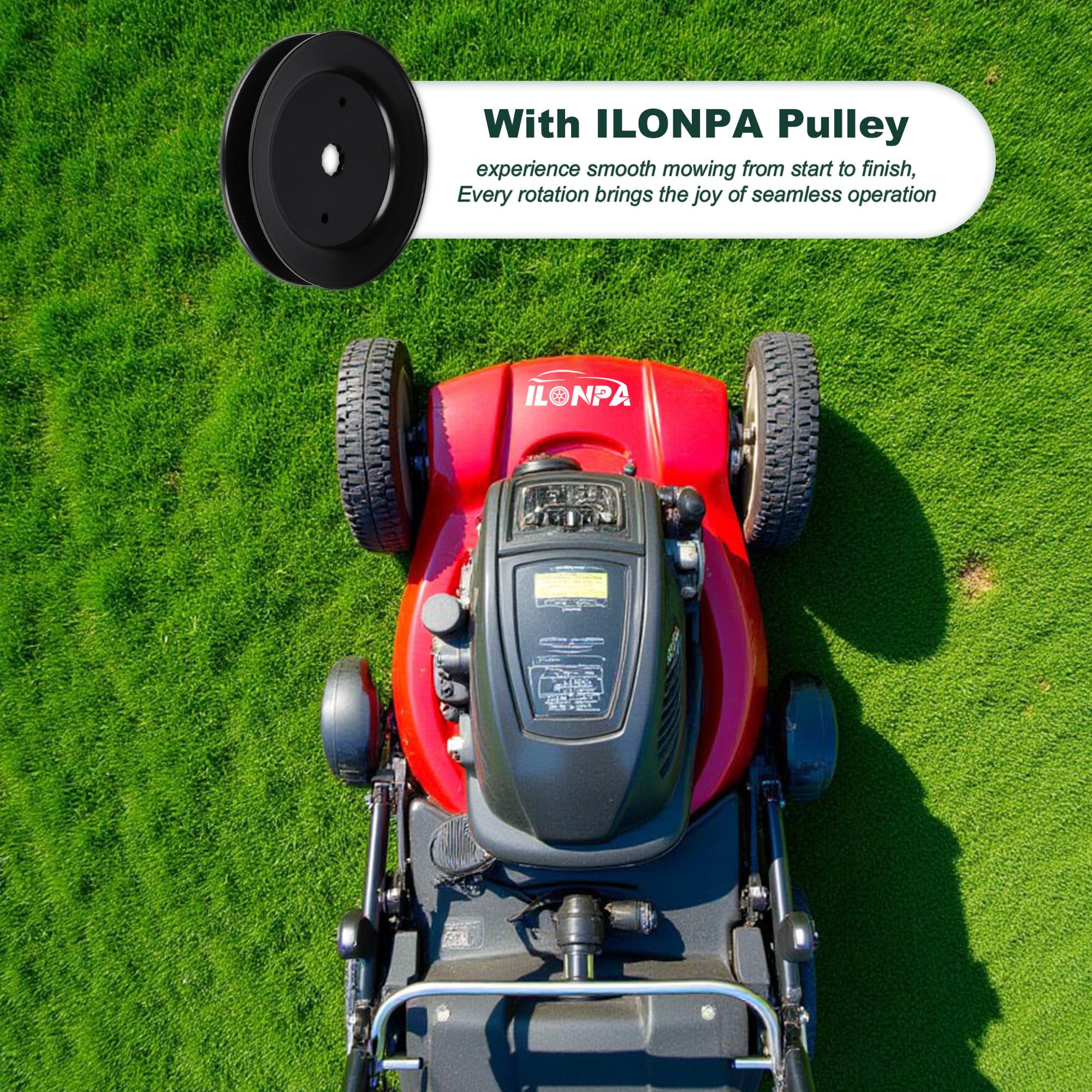 Amazon.com : ILONPA 153532 Deck Spindle Pulley for Husqvarna AYP