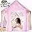 Princess Castle Play Tent with Star Lights - For Girls Age 3-7, Encourages Imaginative Play