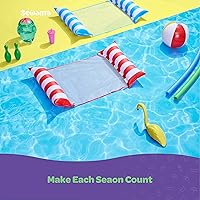 Vista 8 de Pool Floats for Adults Multi-Purpose Hammock Pool Float Saddle, Lounge Chair, Hammock, Drifter - Water Hammock for Adults in Swimming Pools