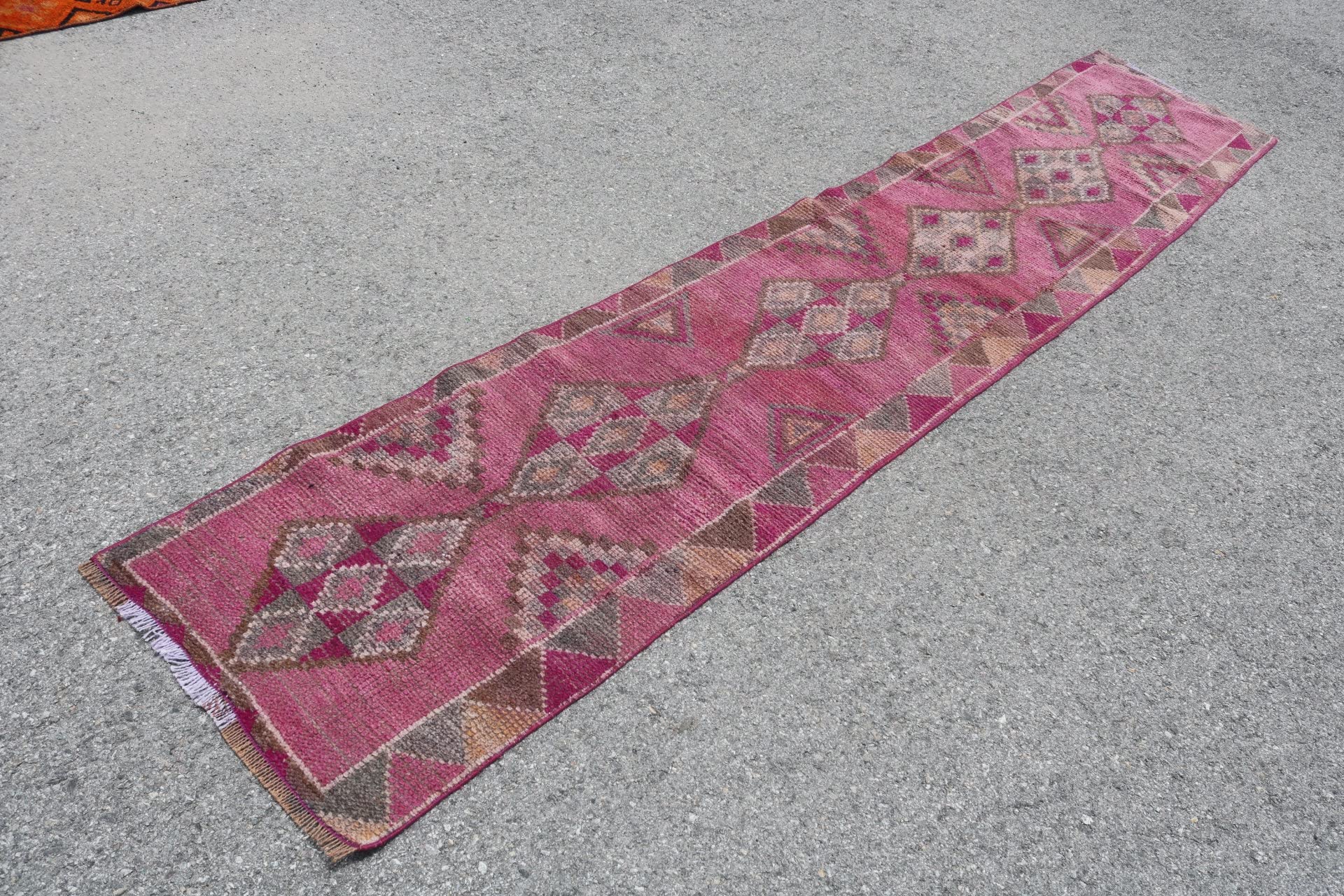 トルコラグ ヴィンテージ ラグ カーペット ピンク