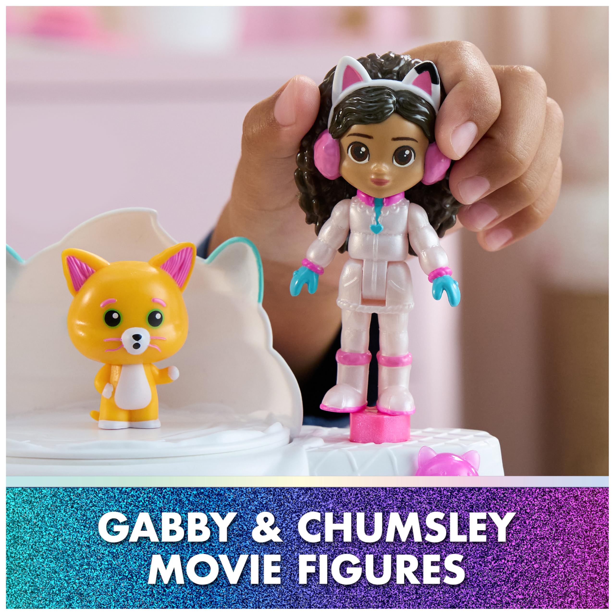 Amazon.com: Gabby's Dollhouse: The Movie - Icing Mountains Playset