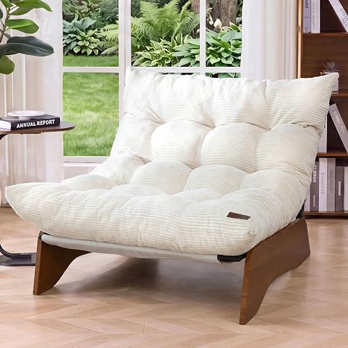 MAXYOYO Adjustable Living Room Chair, 3-Position Accent Chair with Frame,