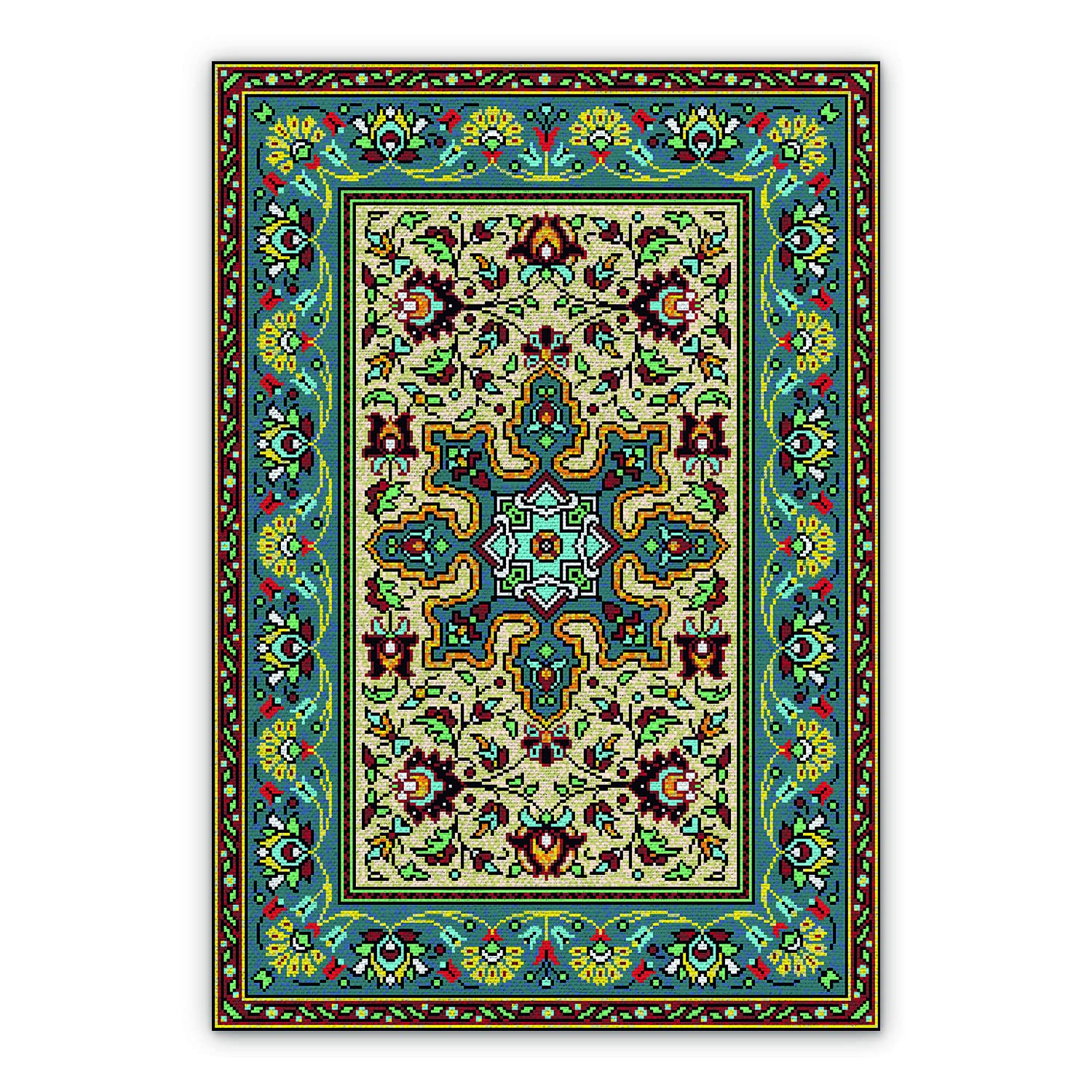 Tapis en vinyle PVC étanche 90x135cm lavable pour salle de bain
