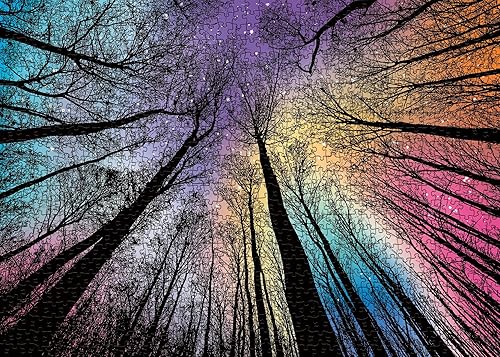 Miniatura 2 de Rompecabezas de 1000 piezas para adultos, difíciles y desafiantes para adultos, rompecabezas de degradado colorido para adultos