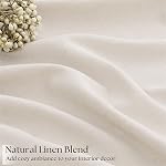 Extra Wide 70 Inch Width Pinch Pleat Linen Curtains 96 Inches Long for Living Room Cream Ivory Light Filtering Privacy 96 Inch Pleated Curtains Hooks Rings Back Tab for Sliding Door 100x96 1 Panel