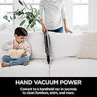 Vista 5 de Shark WANDVAC System WS632GNBRN Aspiradora inalámbrica ultraligera y potente con base de carga, verde (renovado)