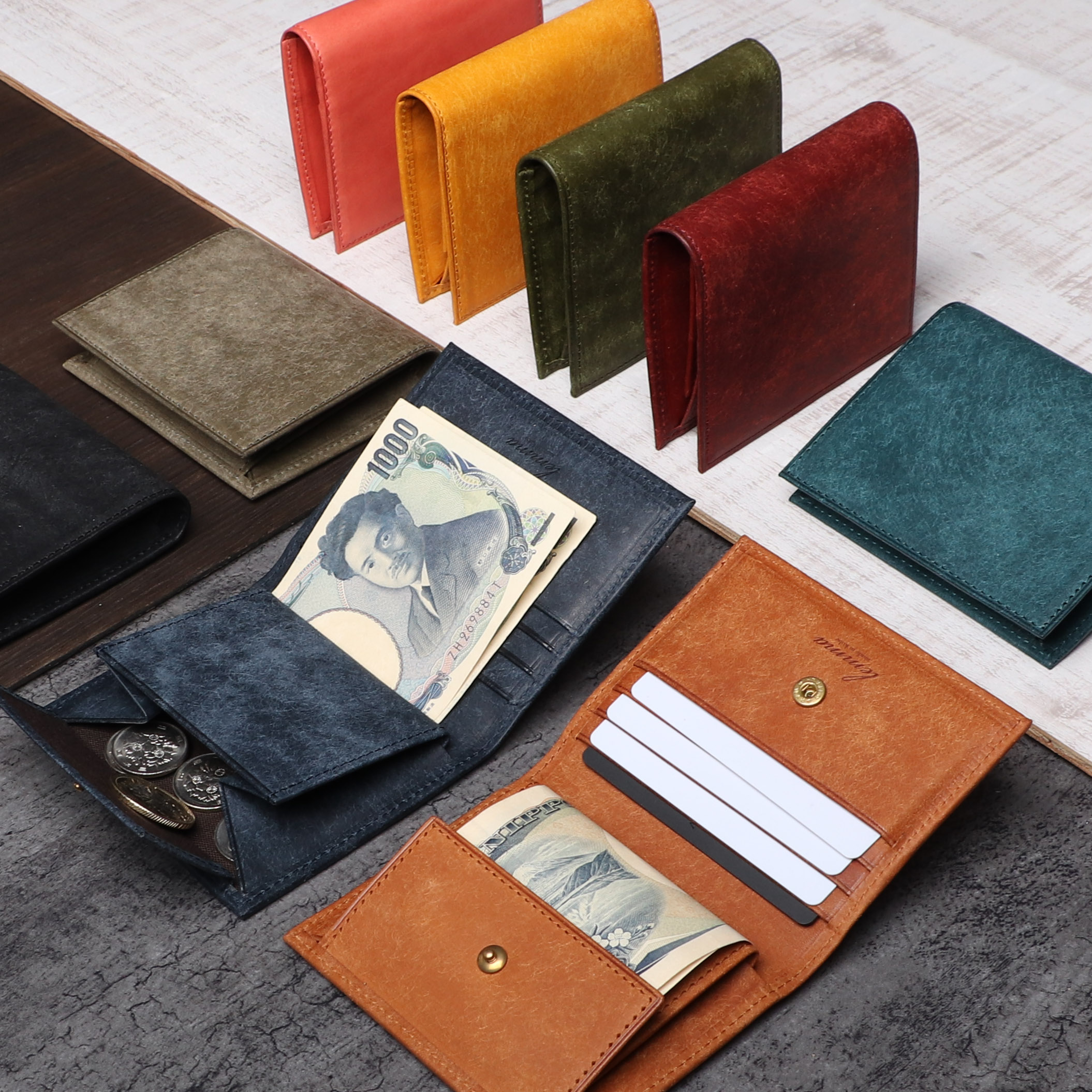 【新品未使用品】lemmaレンマ　マリスコ　プエブロ　ペトローリオ　二つ折り財布 lemma レンマ マリスコ プエブロ 二つ折り財布 ペトローリオ lemma