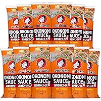 Vista 9 de Otafuku Salsa Okonomi, cobertura japonesa vegana para panqueques Okonomiyaki (10.6 onzas)