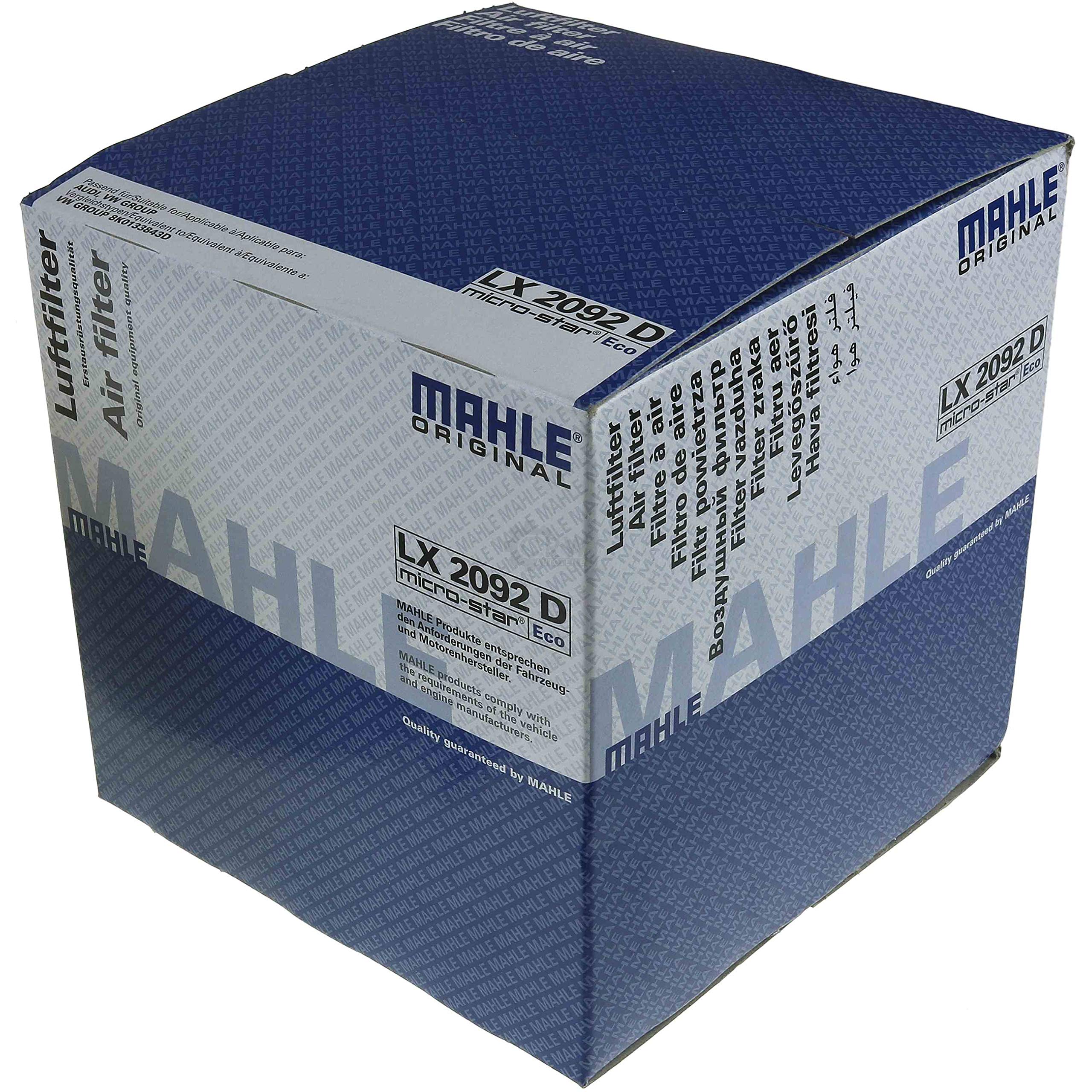 Paquete de inspección Kit de mantenimiento con filtro de aceite OX 420D, filtro de aire LX 2092D, filtro de combustible KL 596, filtro de habitáculo LA 386, tornillo de cierre