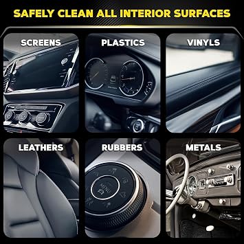 Meguiar's Quik Interior Detailer - This Non-Greasy Formula Cleans and Protects All Interior Surfaces - Easy Cleaning and Interior Detailer - 16 Oz