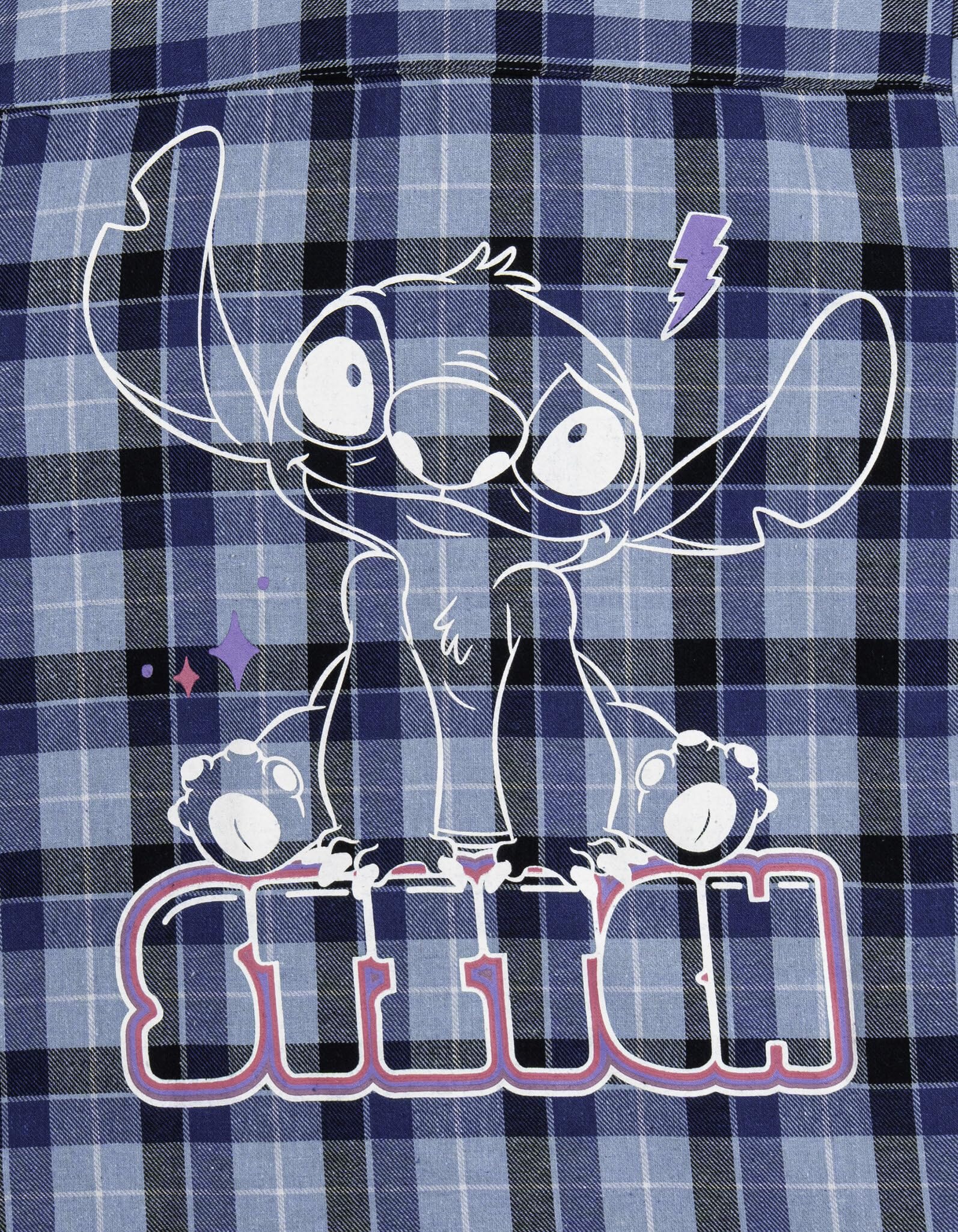 Disney Lilo & Stitch dziewczęca flanelowa koszula zapinana na guziki małe dziecko do dużych dzieci rozmiary (4-14-16)