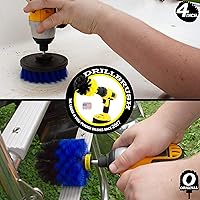 Vista 2 de Juego de cepillos de limpieza marinos - Accesorios para fregar barcos - Cepillos de limpieza acuática - Kit de herramientas de cepillo limpiador