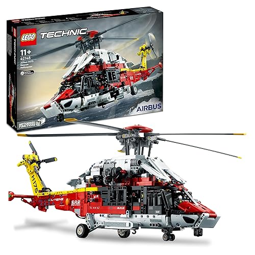 Immagine del prodotto LEGO 42145 Technic Elicottero di Salvataggio Airbus H175, Modellismo per Bambini con Motore per la Rotazione dei Rotori, Giocattolo Educativo, Idee Regalo di Compleanno per Bambine e Bambini