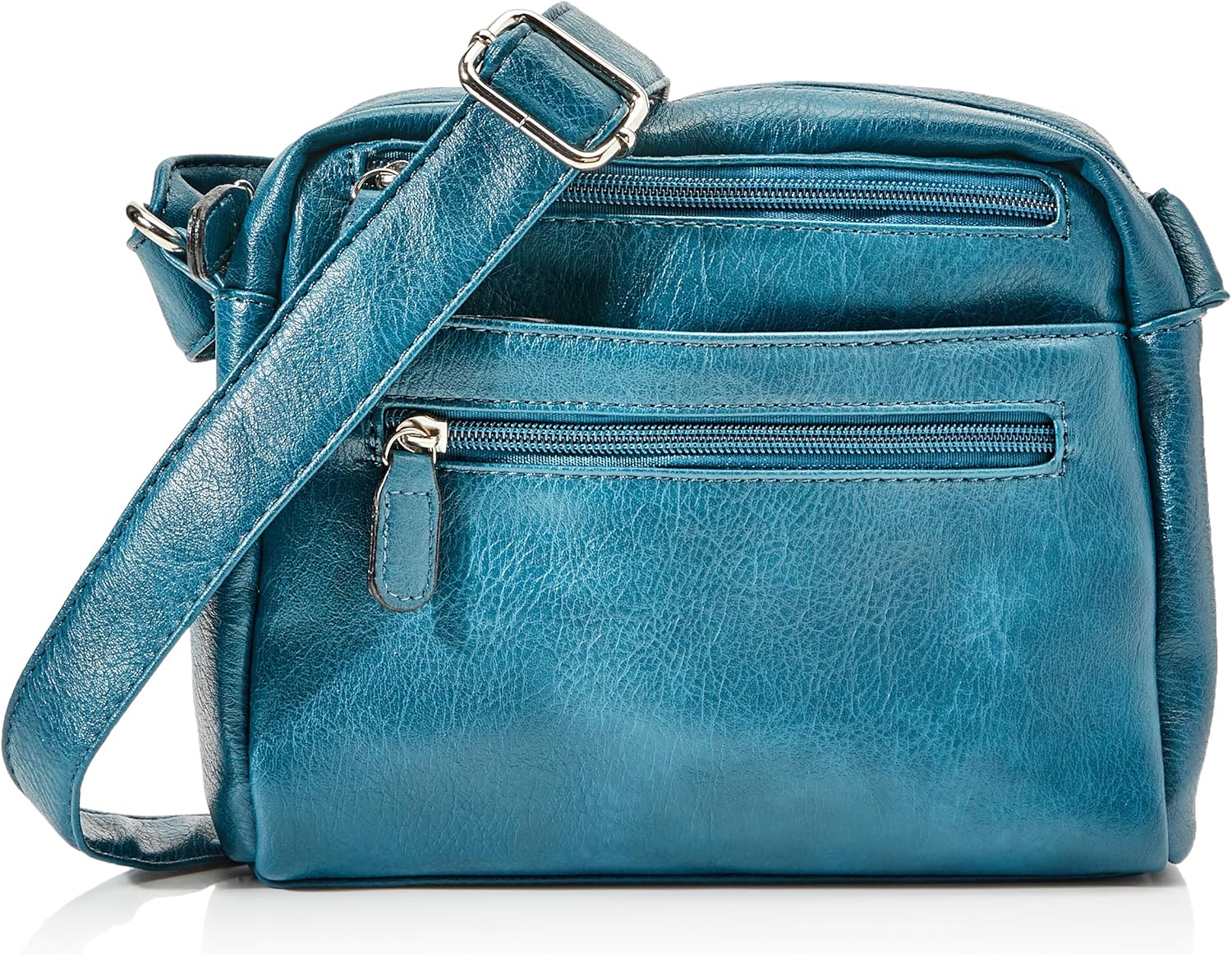 Envy Women's Suzie Plain Teal Shoulder Bag, Medium Amazon.co.uk Fashion