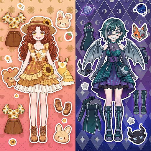 Anime Doll Dress Up : Star Fashion DIY