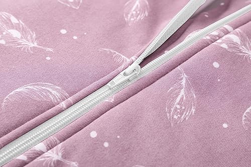 Miniatura 9 de Owlivia Saco de dormir de algodón orgánico para bebé con cremallera de 2 vías, manta de algodón orgánico, saco de dormir unisex