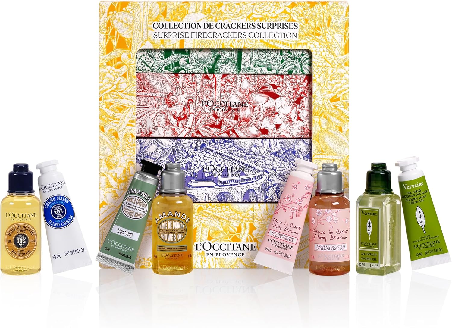 L’OCCITANE Festive Hand & Body Crackers Collection | Vegan & 96% Readily Biodegradable | Premium & Clean Beauty Bath & Body Gift Set for All Skin Types L’OCCITANE Festive Hand & Body Crackers Collection | Vegan & 96% Readily Biodegradable | Premium & Clean Beauty Bath & Body Gift Set for All Skin Types
