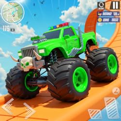 Monster Truck Stunt Racing Games - Hot Monster Truck Car Games