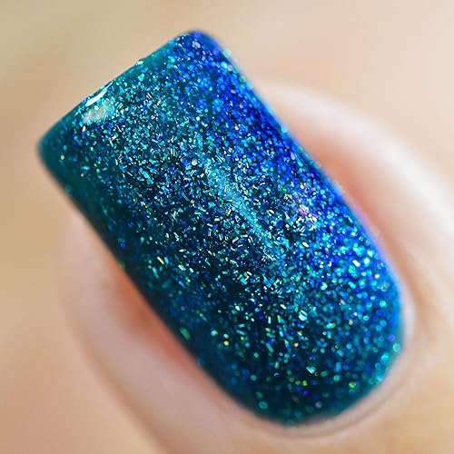 Miniatura 1909 de ILNP Madison Ave Esmalte de uñas holográfico metálico rosa antiguo