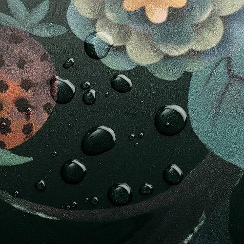 Miniatura 2 de Toduso Papel tapiz autoadhesivo de 16.1 x 393.7 pulgadas, papel tapiz autoadhesivo con diseño floral vintage, papel de contacto verde oscuro,