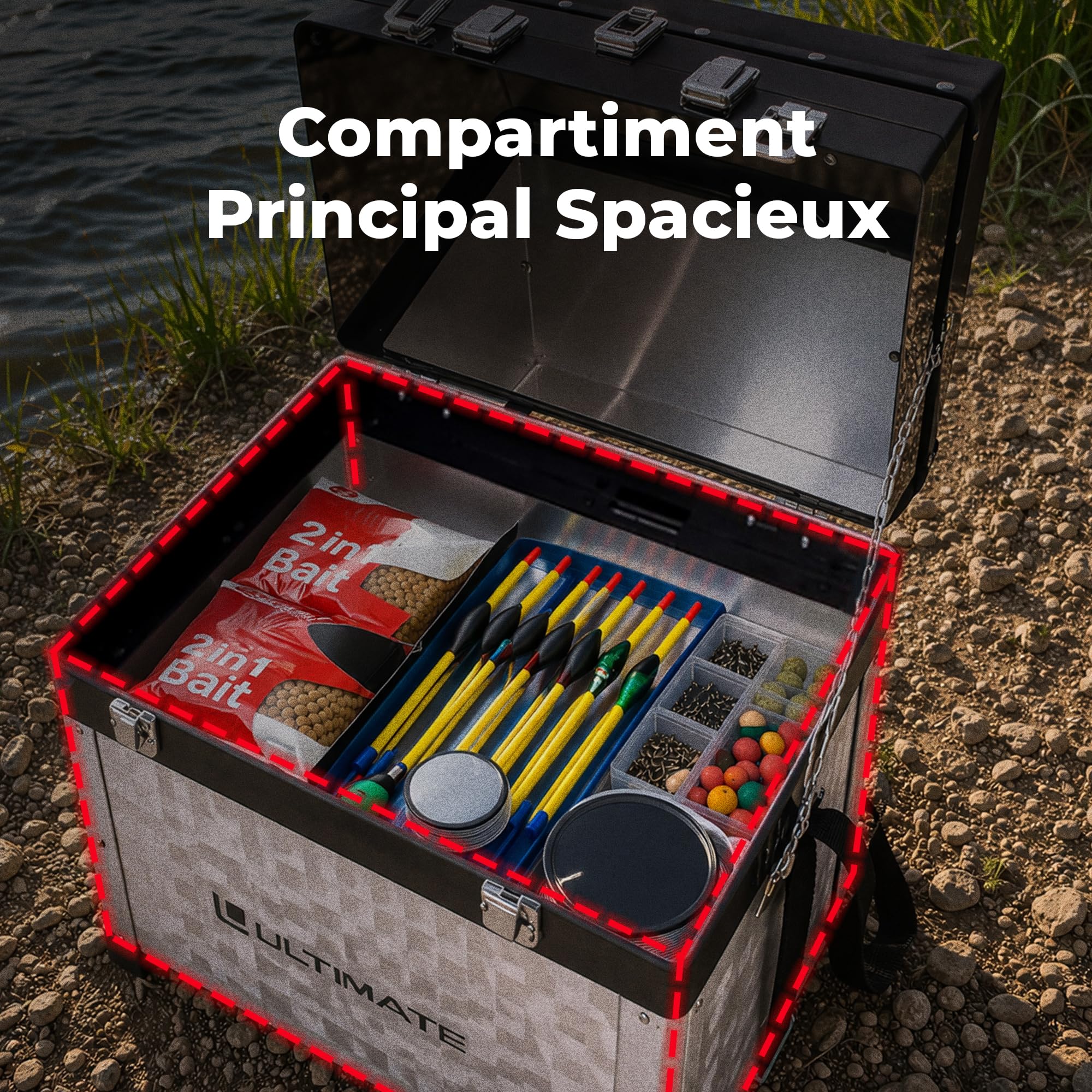 Ultimate Panier/Coffre De Pêche Seatbox - Panier Siège Pêche