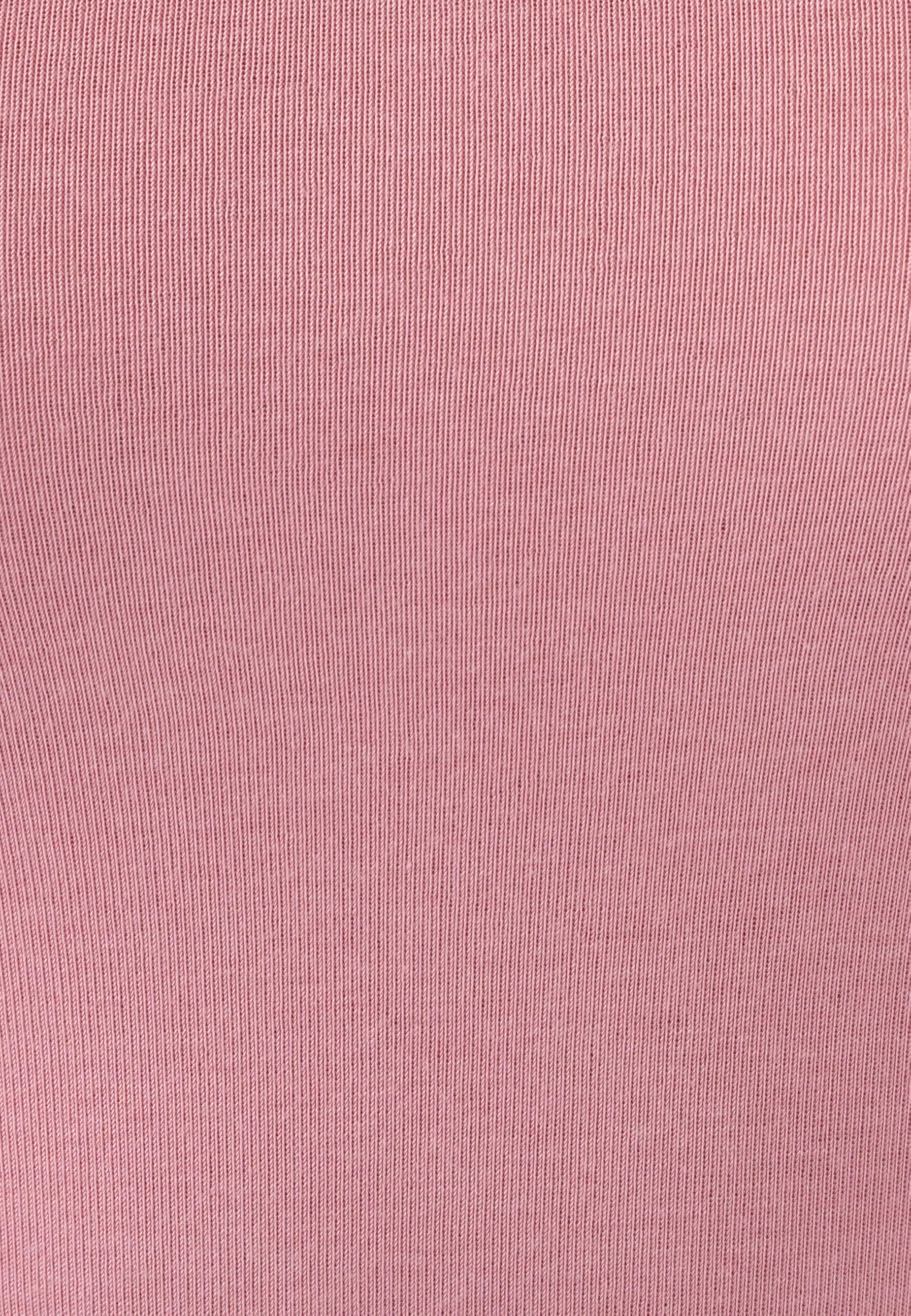 Damart Thermolactyl Sensitive Femme T-Shirt | Fine côte, Col Rond, Manches longues, Sous-vêtement Thermique, Rose, 46-48