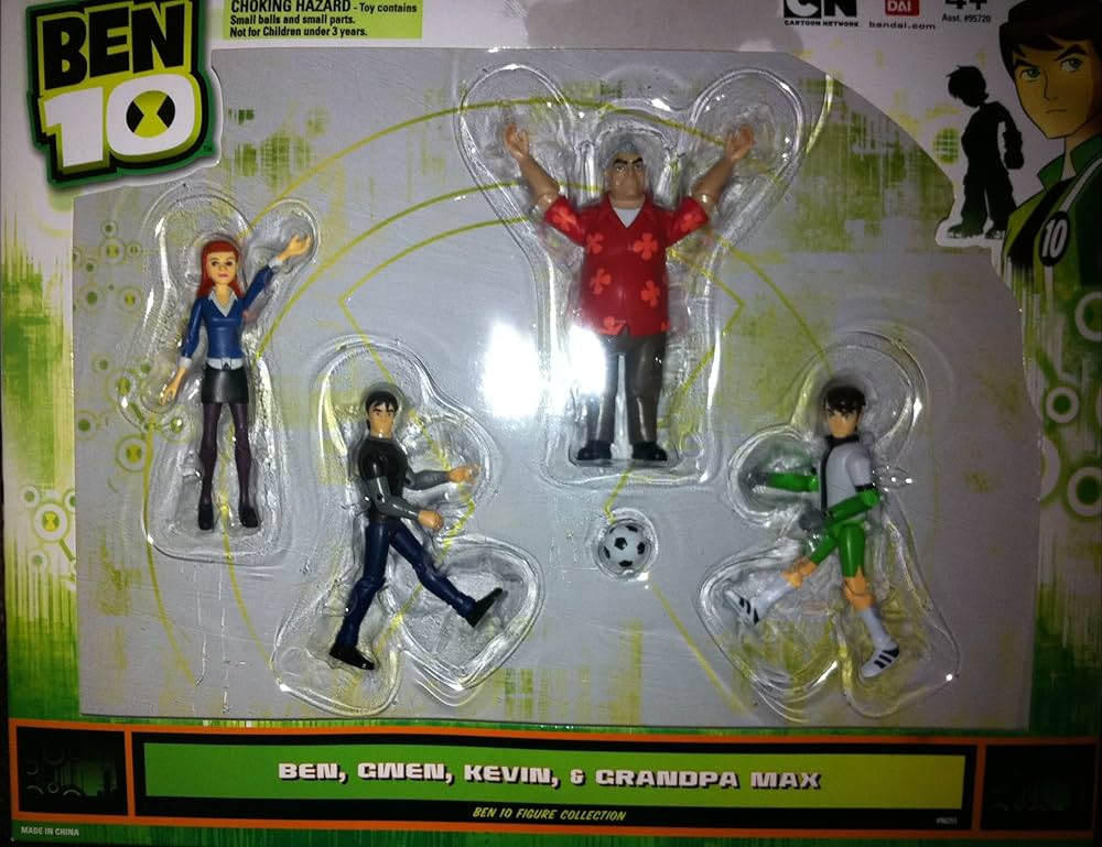BEN 10 ミニデッキ 4パック Buy Ben 10 Exclusive 4 Inch Action Figure 4Pack Set #96251