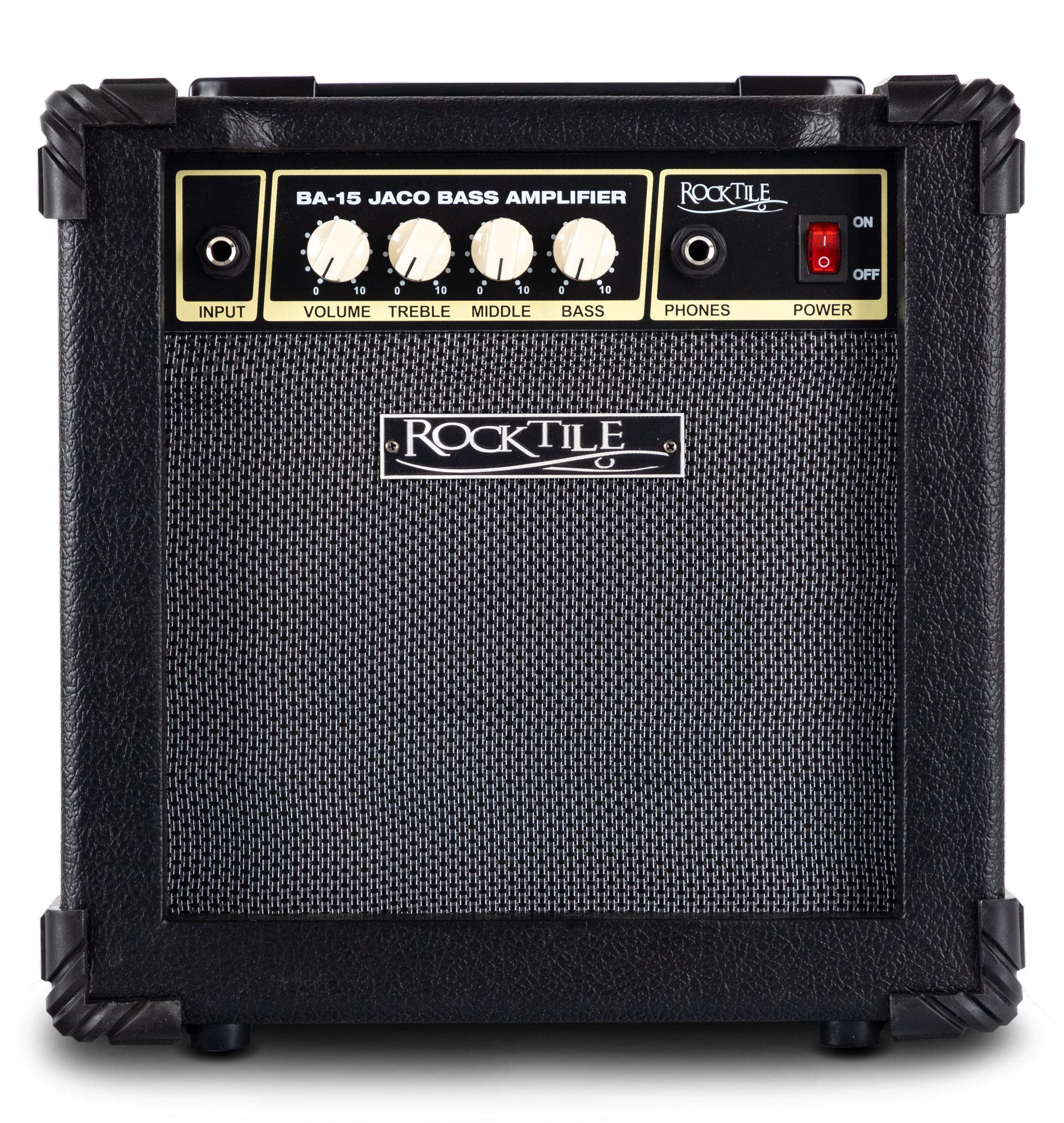 Rocktile Fatboy II E-Bass Set - E-Bass im Jazz-Style mit 2 Single-Coil Tonabnehmern - inkl. Gitarrengurt, Kabel & E-Bass Schule - Schwarz