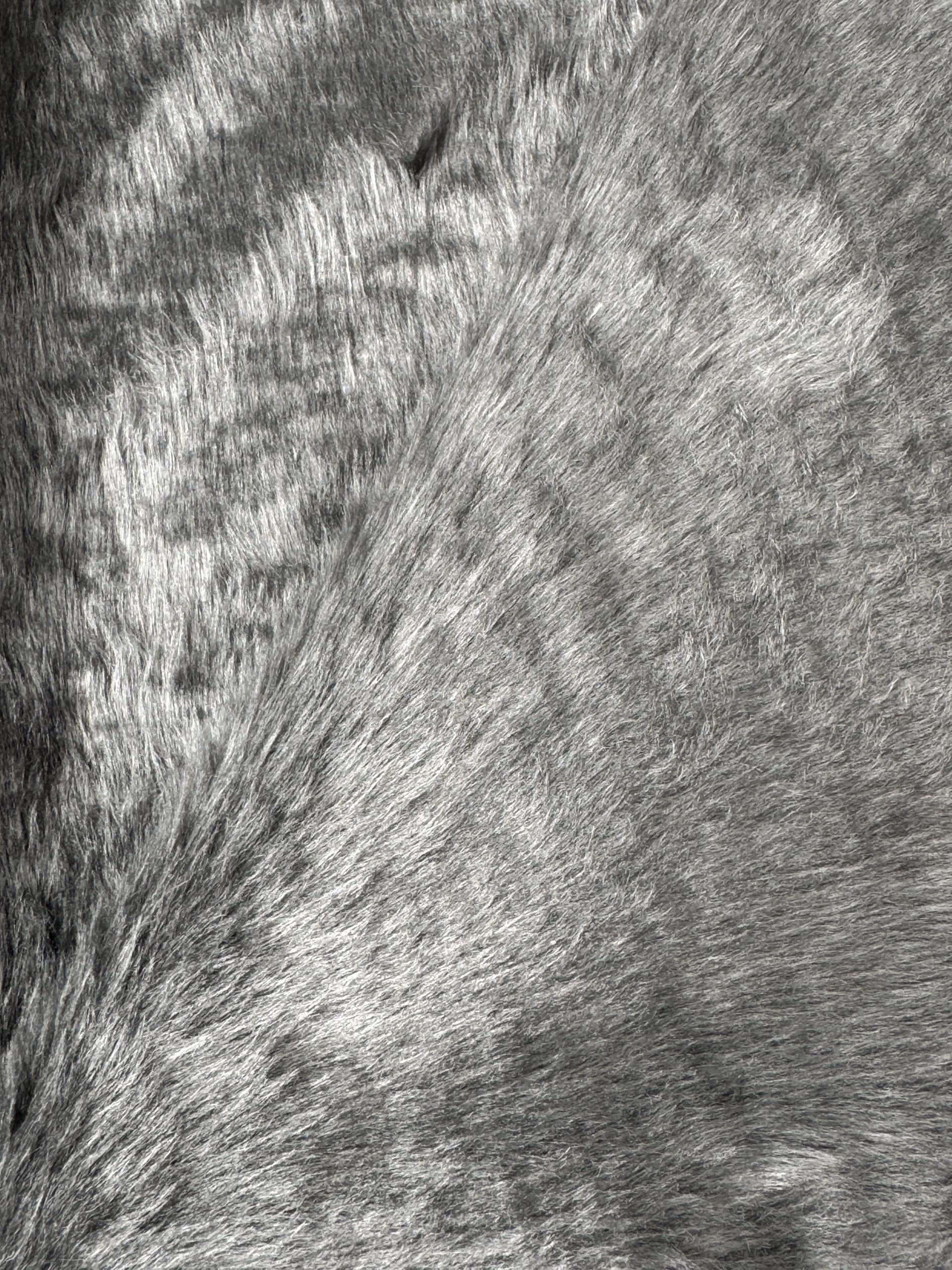 CRS Fur Fabrics Tessuto in Pelliccia Sintetica a Pelo Lungo, Rosso Brillante, 1 m - 150 cm x 100 cm