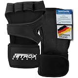 NetroxSports® - Gants Musculation - Gant de Sport Antiderapant - pour Fitness, Crossfit, Halterophilie, Workout, Gym, Powerlifting - Gymnastique Gloves - l'Haltérophilie et la Gym - Femme et Homme Noir XL