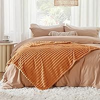 Vista 146 de Bedsure GentleSoft Twin Blanket for Couch - Cozy Soft Blankets for Women, Cute Small Fleece Throws for Girls, Light Grey, 60x80 Inches