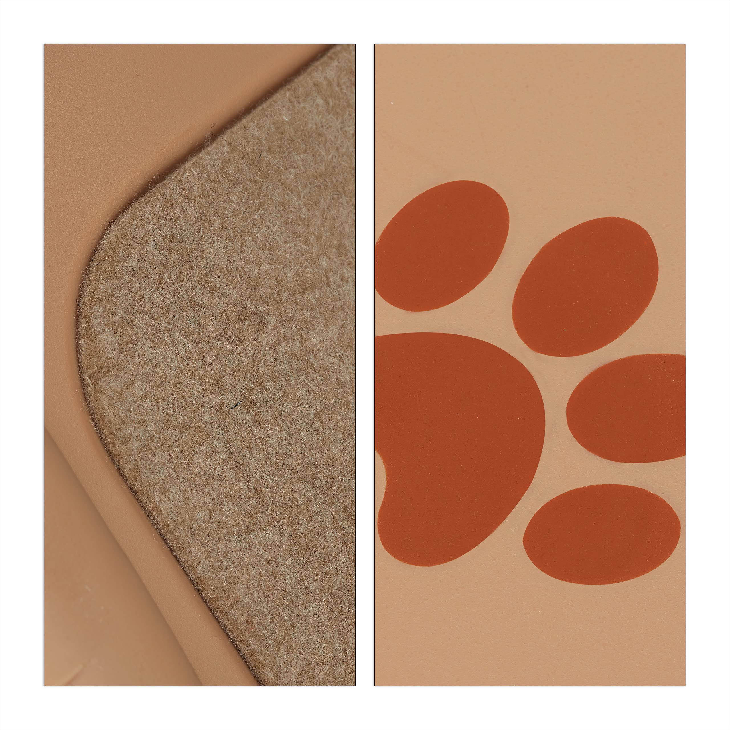 Relaxdays Scaletta a 4 Gradini, per Cani Piccoli & Grandi, Letto & Divano, Auto, Rampa, Max.100 kg, HLP 49x39x61, Beige