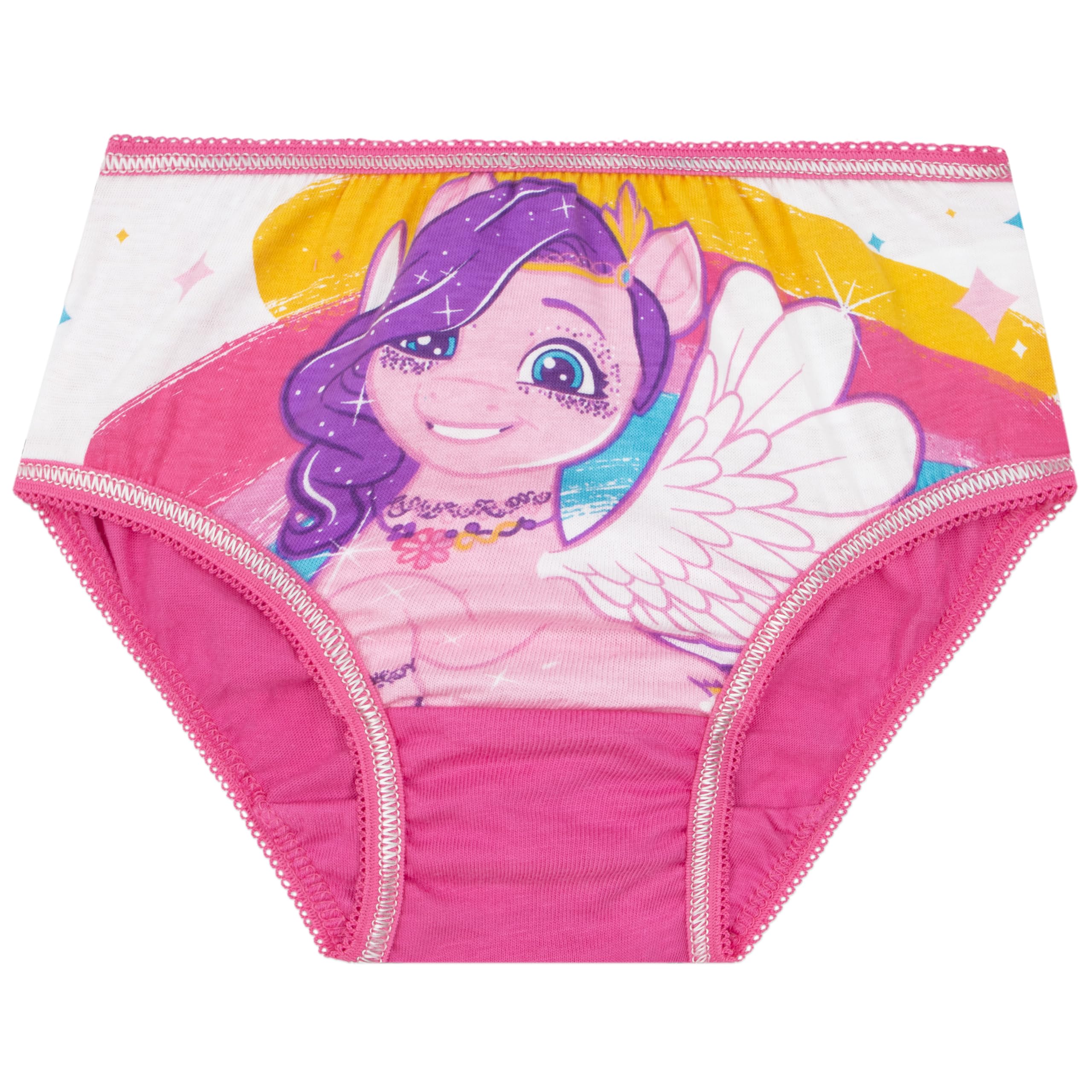 My Little Pony Majtki Dziewczęce 5-Pack, Bawełniana Bielizna Dla Dzieci, Wygodne Majtki Dla Dziewczynki