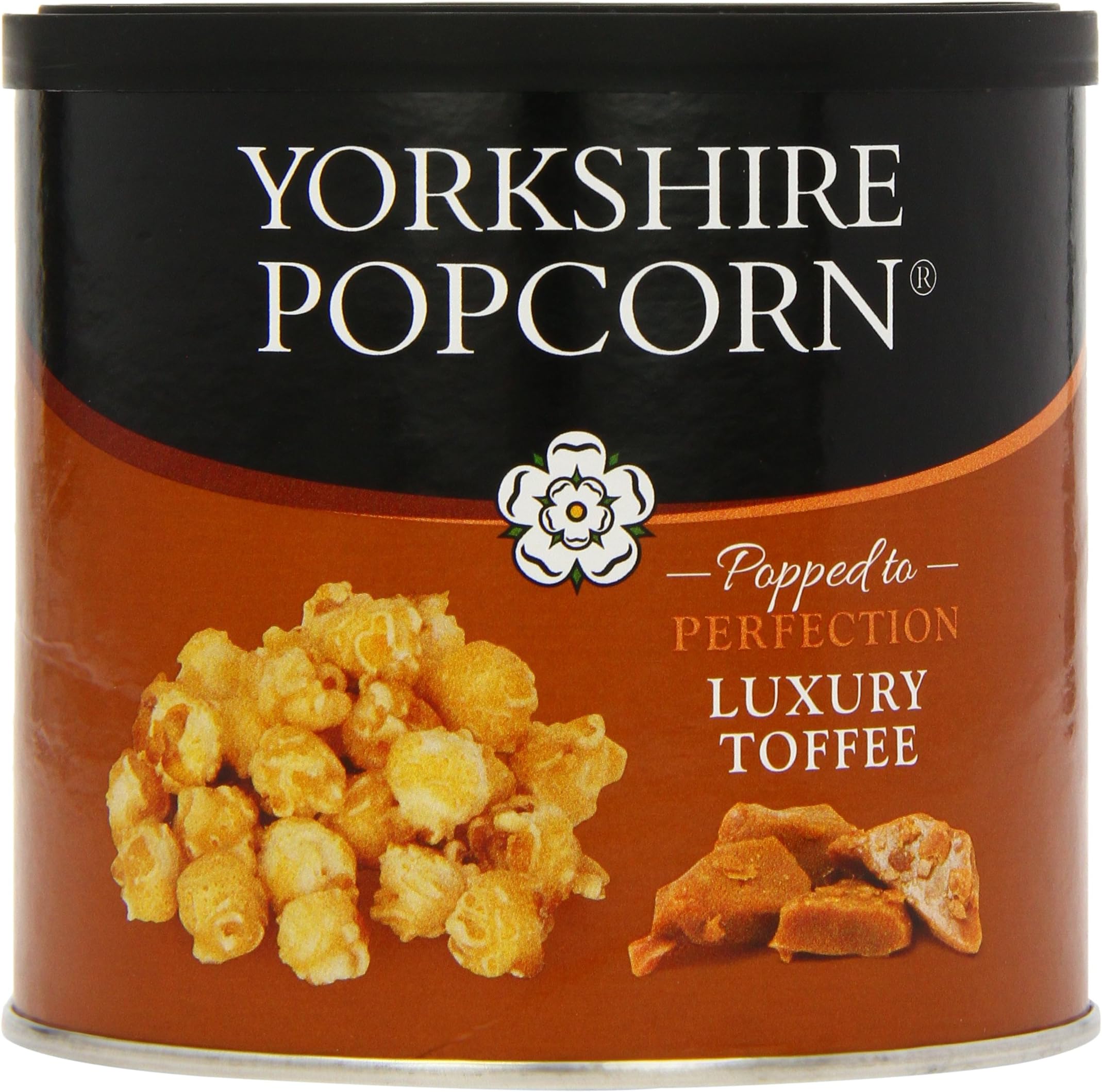 Yorkshire Crisps Popcorn - Luxury Toffee Coated 90g Drum