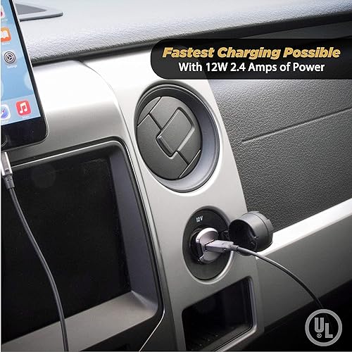 Miniatura 7 de Scosche USBC121M ReVolt - Encendedor de cigarrillos universal para un solo dispositivo, compacto con un puerto USB, carga rápida, un dispositivo