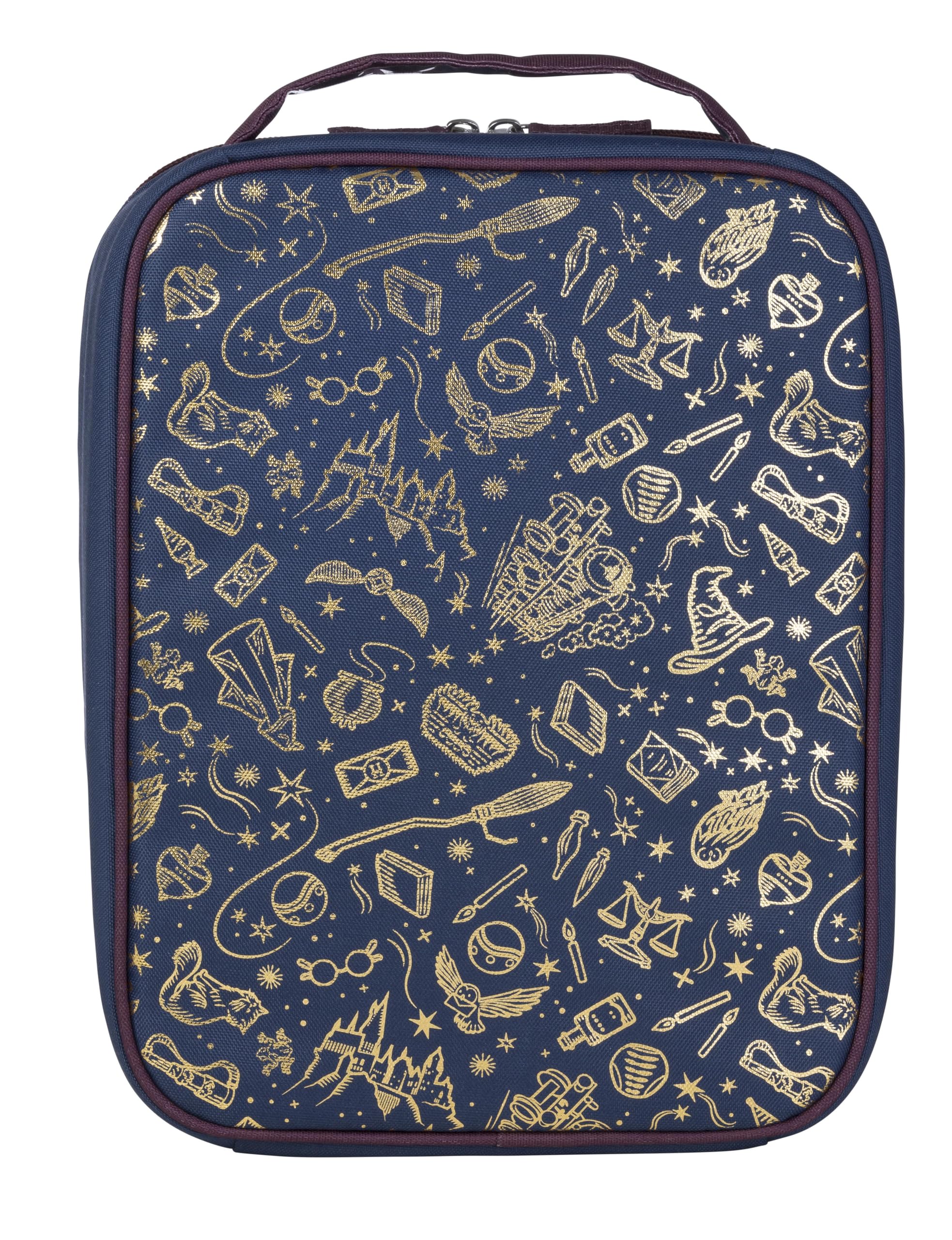 b.box Flexi-isolierte Lunchtasche – Harry Potter, hält das Mittagessen länger kühl und frisch, maschinenwaschbar, passend für große Lunchbox und Snackbox