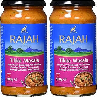 Rajah Sauce Tikka Masala, à la coriandre et au citron 500 g - Pack de 2