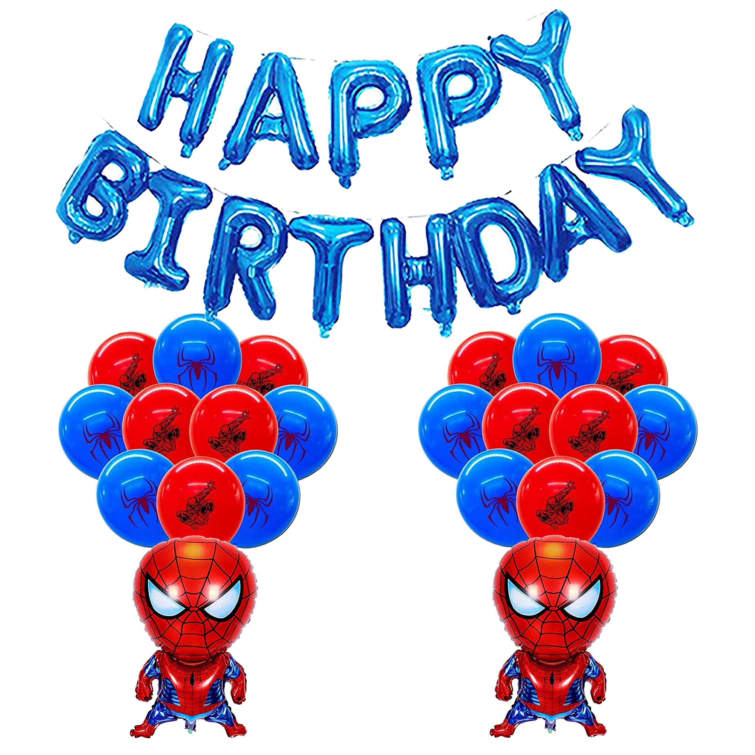 Buy Party Supplies Spiderman Birthday Decorations Spider Man Balloons