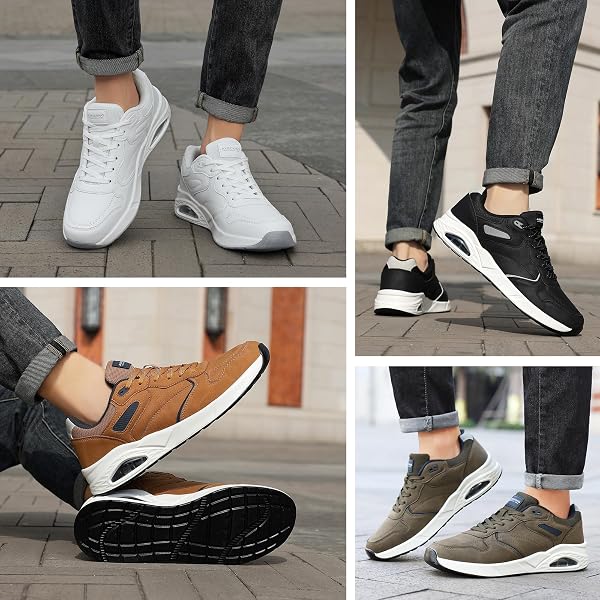 AX BOXING Sneaker Uomo Comode Scarpe da Ginnastica Casual Sportive Basse Scarpa Taglia 41-46 EU - 2