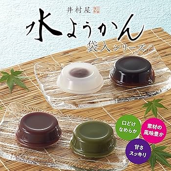 Amazon | 井村屋 袋入水ようかん 62g×4個×10袋 【カップタイプ