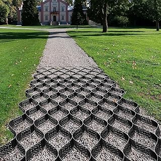 COZMAX High-Density HDPE Geo Cell,1800 lbs per sq ft Load, Foldable & Tensile, Perfect for Gardens, Driveways, Pathways, Slopes (Size : 3x10m(10x33ft))