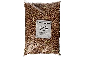Raw Spanish Peanuts: 4 lb Bag of Premium Roasted and Salted Goodness