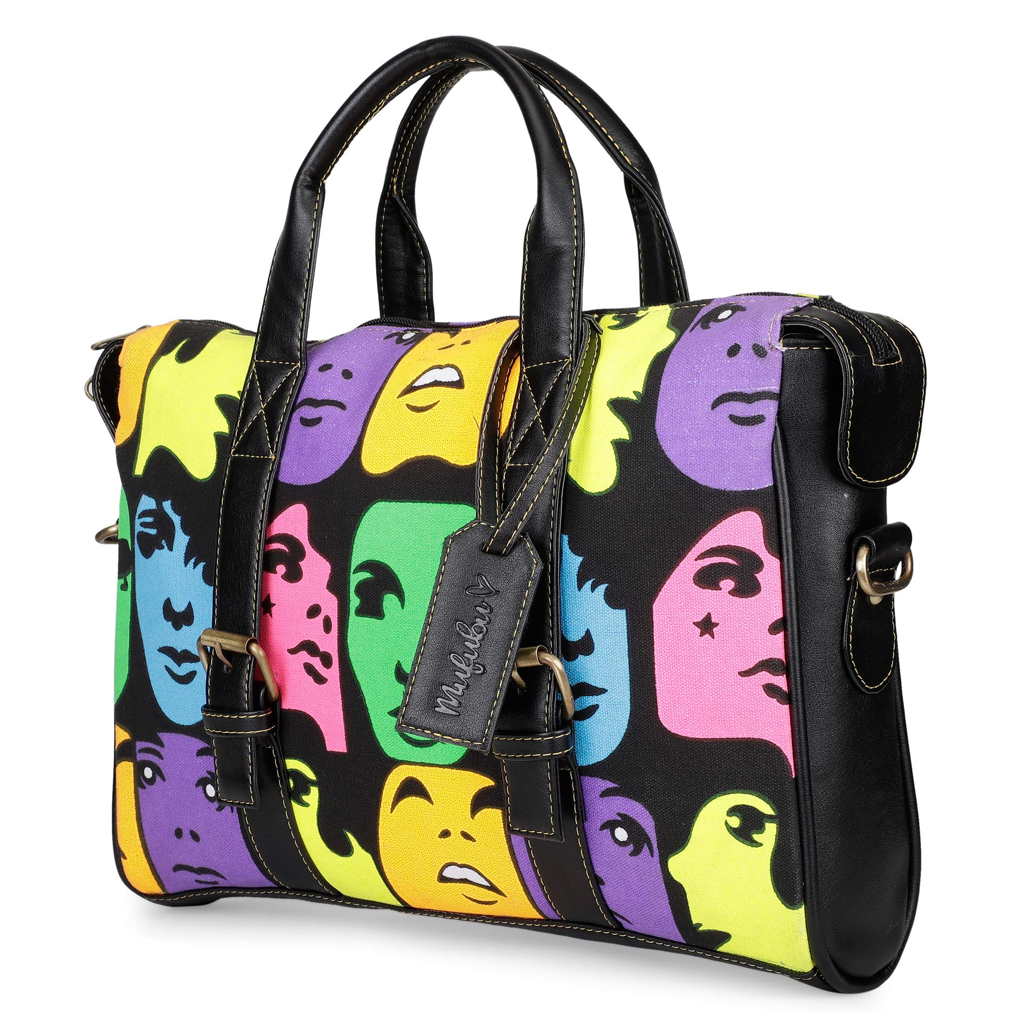mufubu presents Enigma Laptop Messenger Bag (Gun Metal Grey)