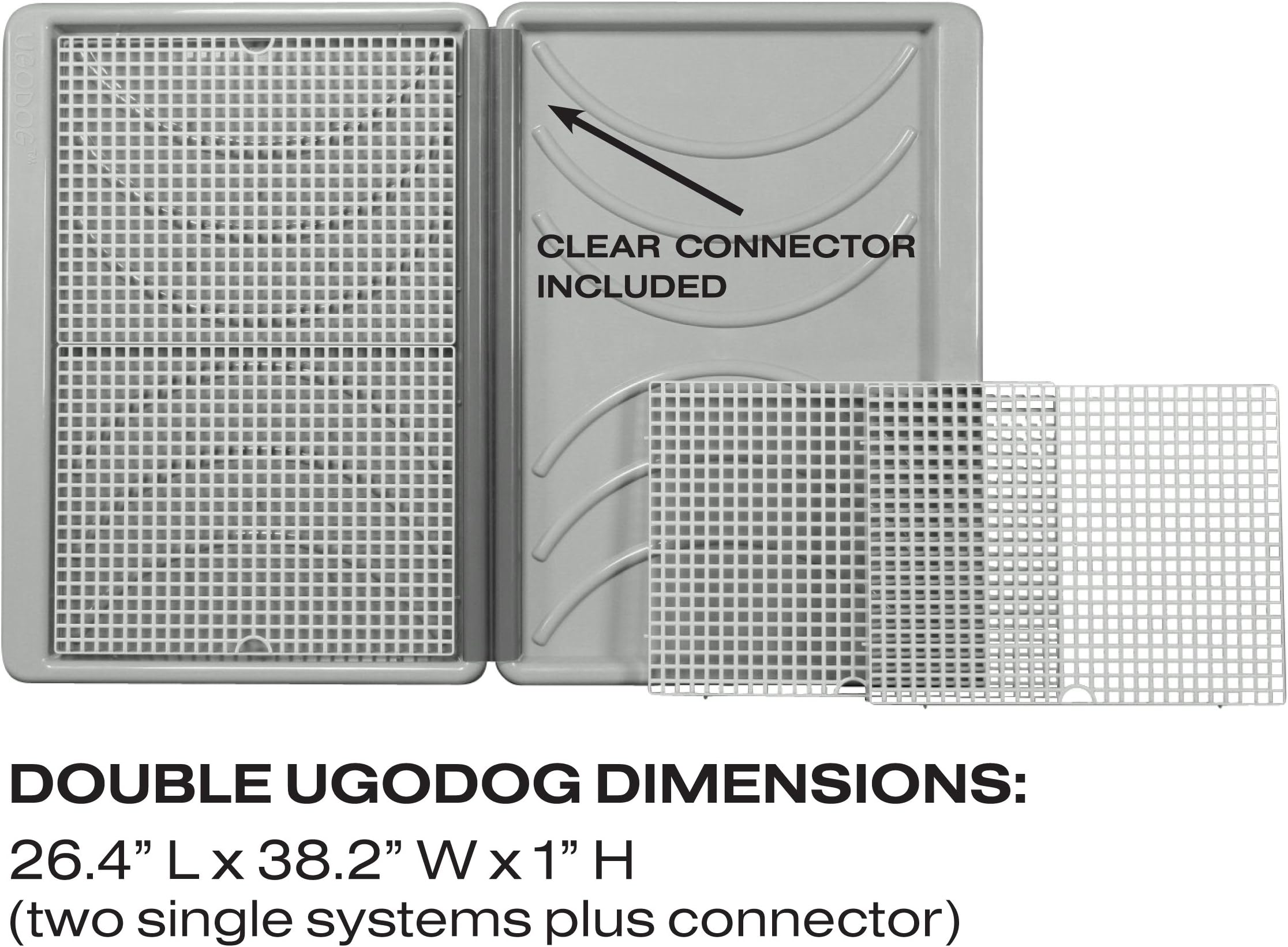 Double UGODOG Indoor Dog Potty