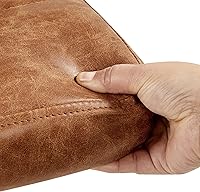 Vista 153 de Yaheetech - 4 taburetes de bar ajustables para mostrador de cocina, taburetes de bar/mostrador, silla de comedor giratoria hidráulica de piel Marrón