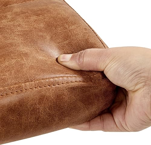 Miniatura 28 de Yaheetech Juego de 2 taburetes de bar ajustables de piel sintética, taburetes de mostrador modernos con respaldo y reposapiés, taburetes de bar