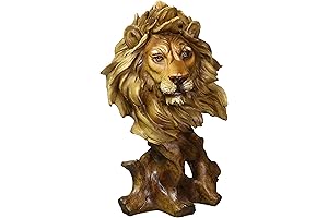 Lion Bust Collectible Figurine: A Majestic Symbol of Strength