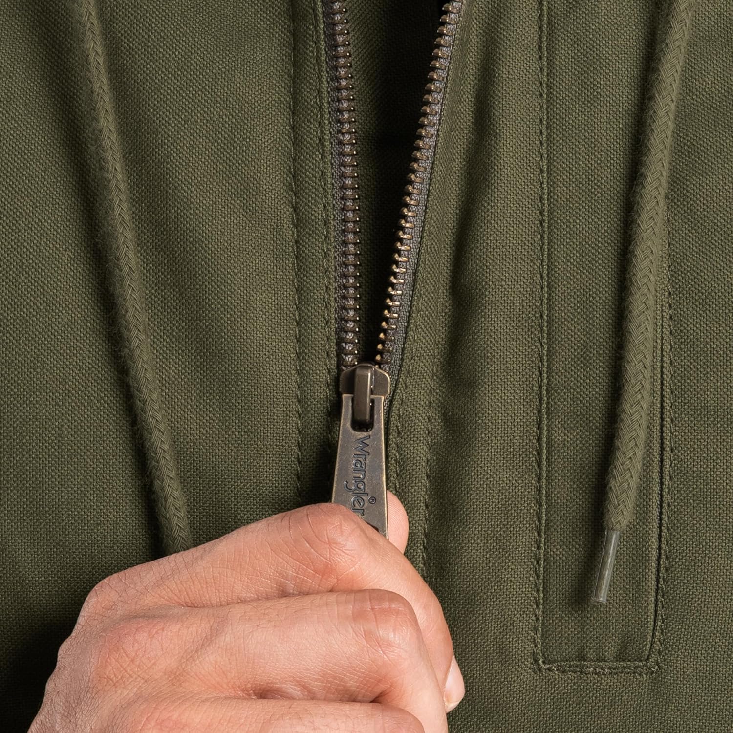 Wrangler mens Quilted Lined Insulated Bomber Jacket - Image 3