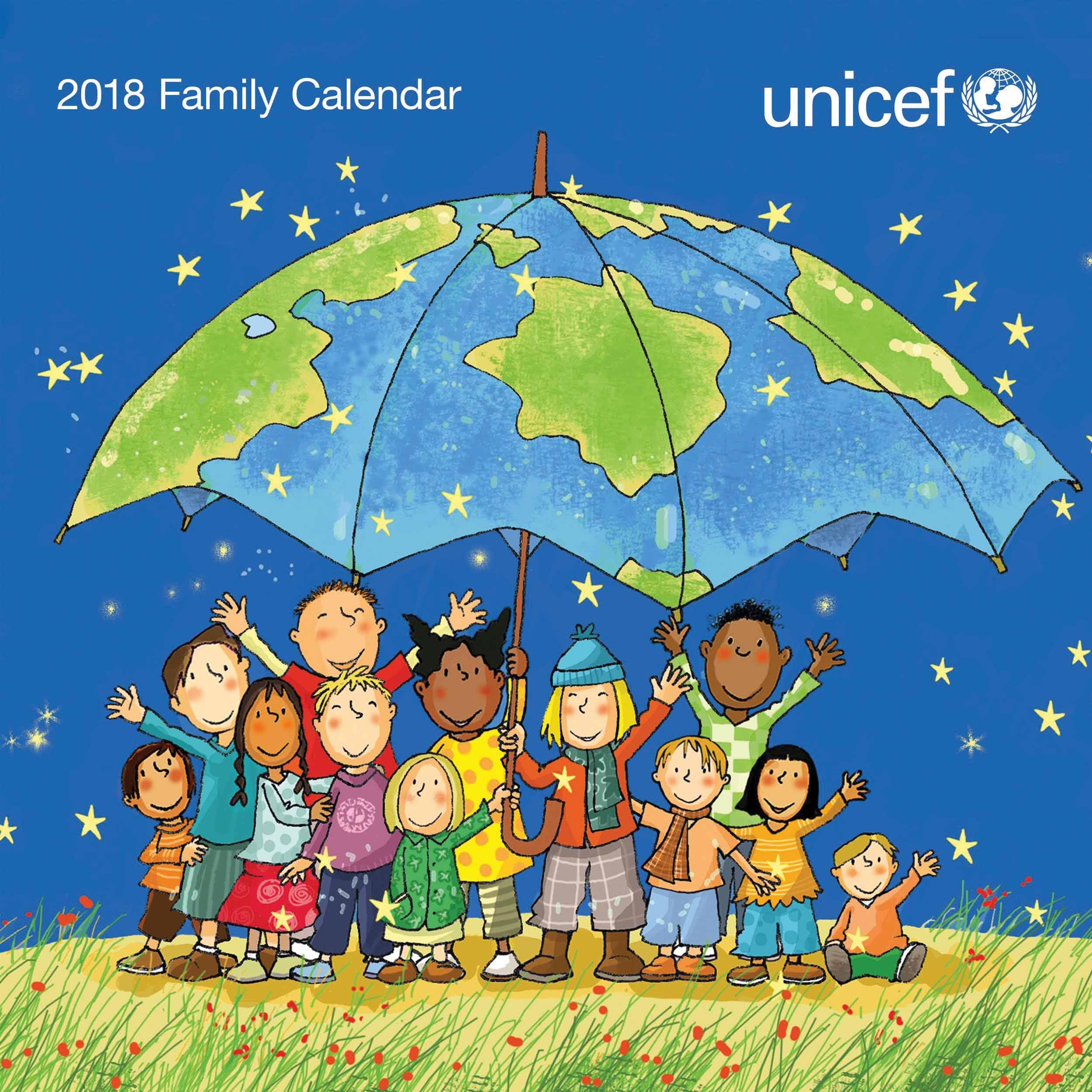 UNICEF Square Family Calendar 2018